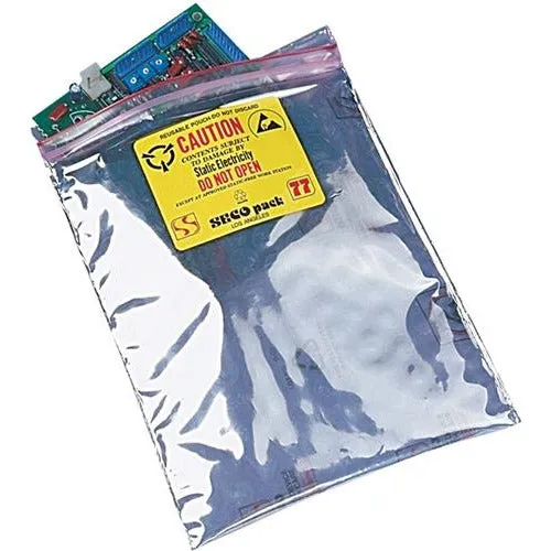 Anti-Static Reclosable ESD Bubble Bags. 10 x 12 - Static Shielding