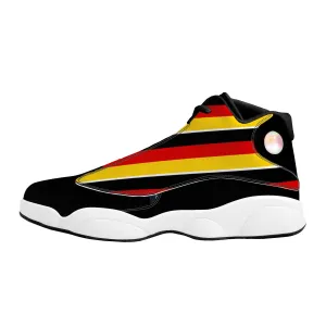 Basketball Shoes - Red/Black/Yellow