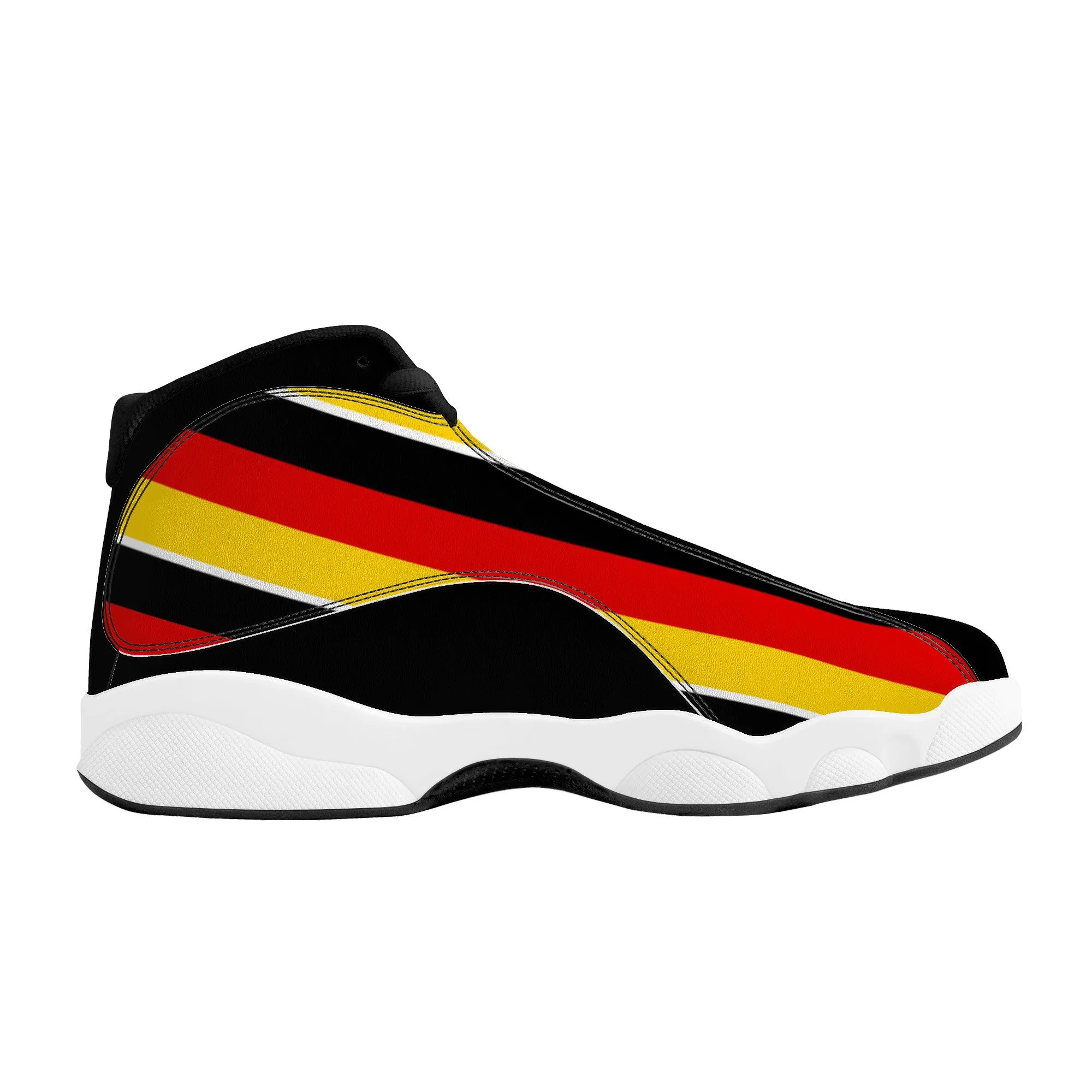 Basketball Shoes - Red/Black/Yellow