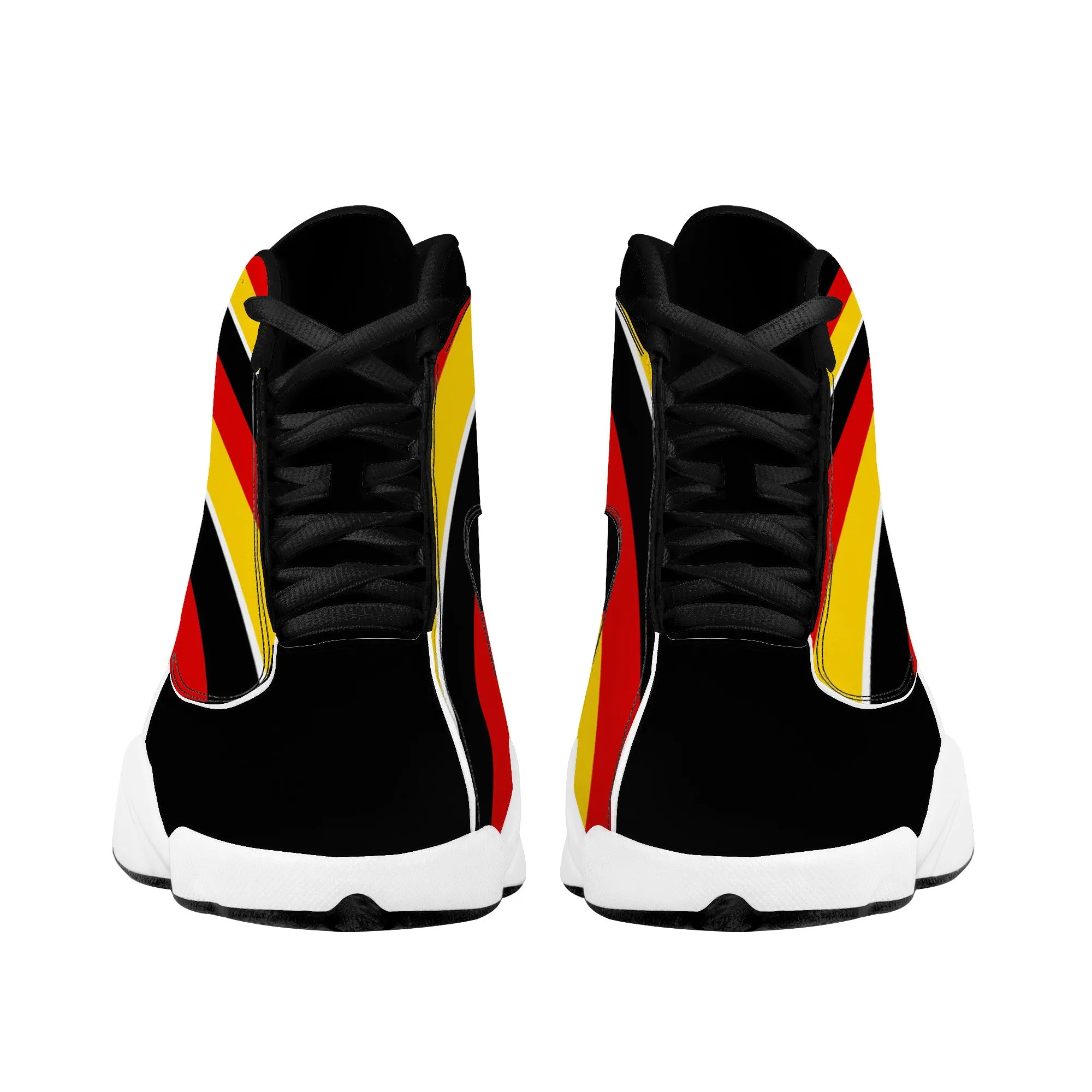 Basketball Shoes - Red/Black/Yellow