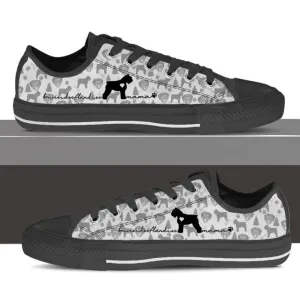 Bouvier Des Flandres Dog Low Top Shoes, Dog Printed Shoes, Canvas Shoes For Men, Women