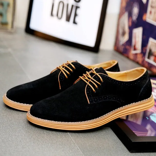 Casual Business Breathable Suede Flats Shoes