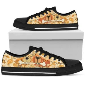 Chow Chow Low Top Shoes - Ultimate Comfort & Performance, Dog Printed Shoes, Canvas Shoes For Men, Women