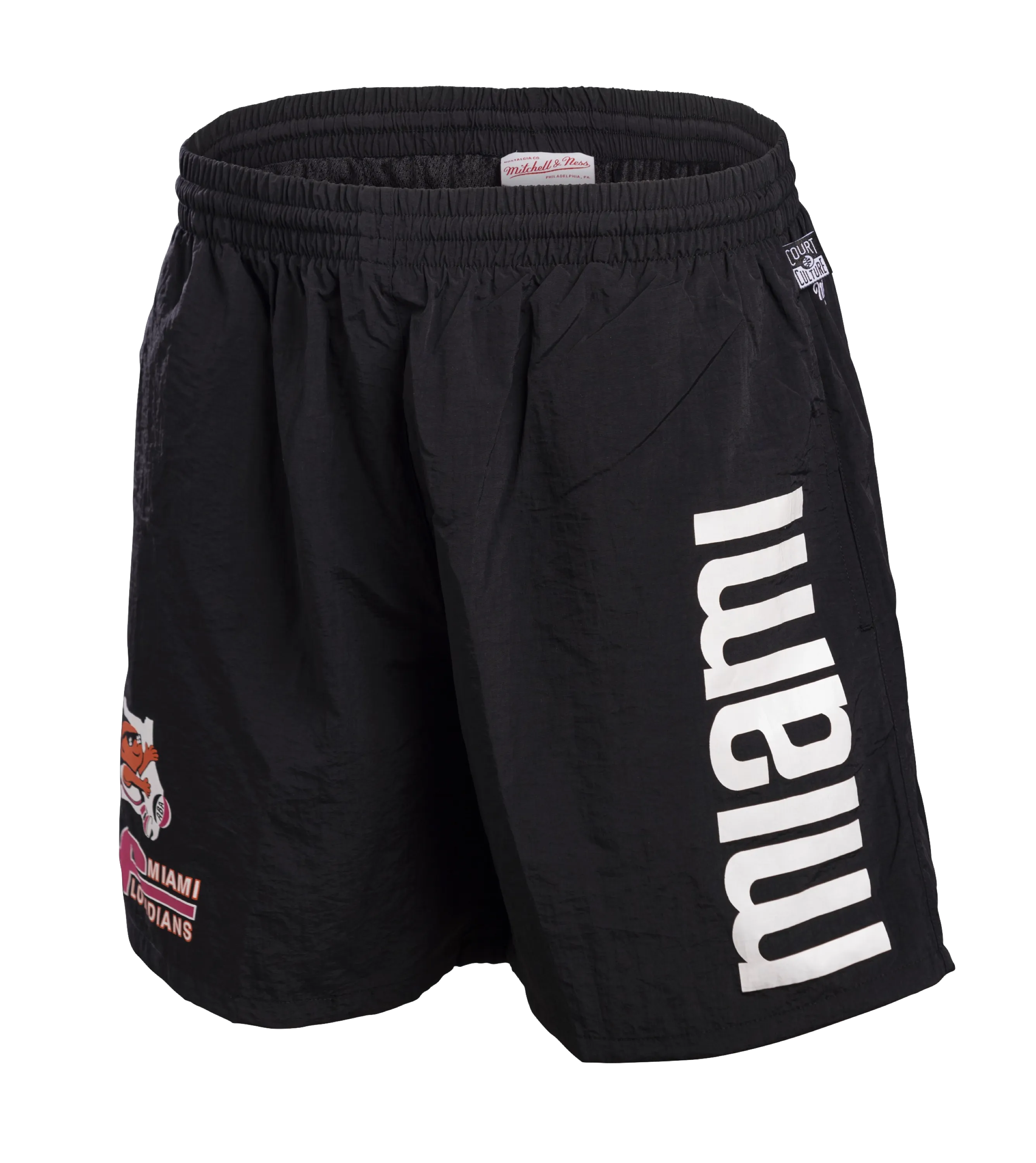 Court Culture X Mitchell and Ness Floridians Black Miami Shorts