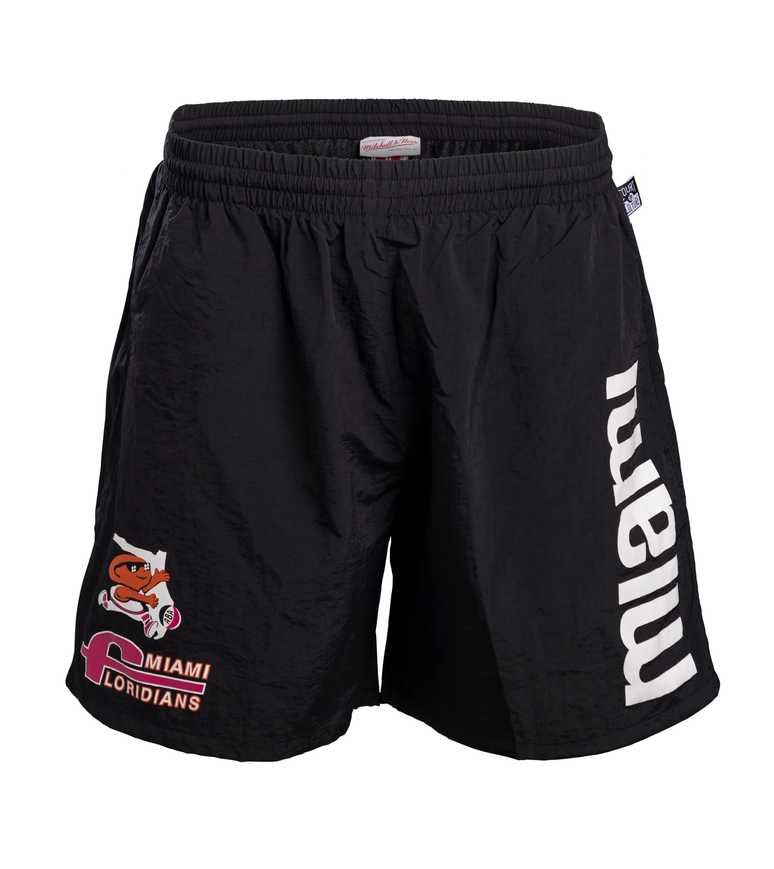 Court Culture X Mitchell and Ness Floridians Black Miami Shorts