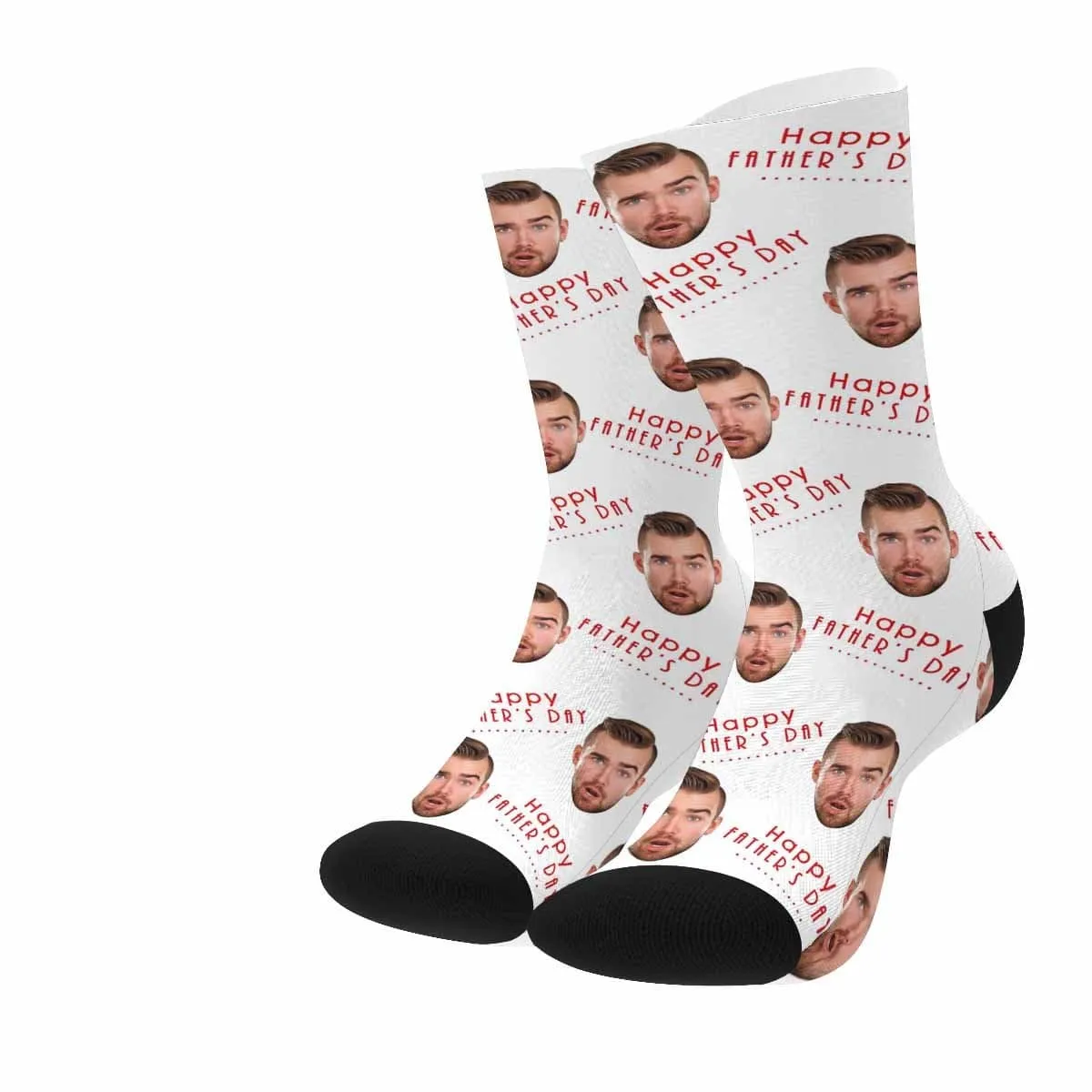 Custom Face Happy Father's Day Socks