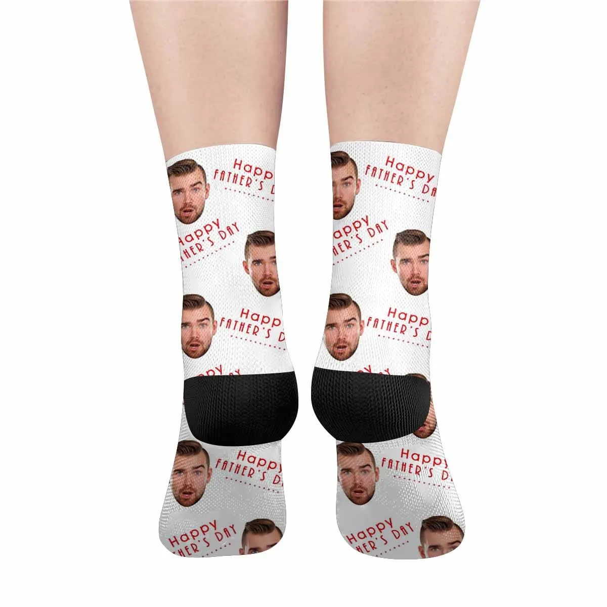 Custom Face Happy Father's Day Socks