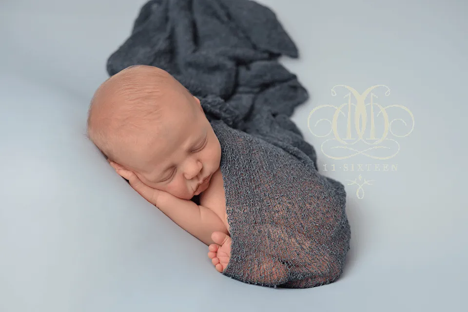 Dark Gray Stretch Knit Baby Wrap