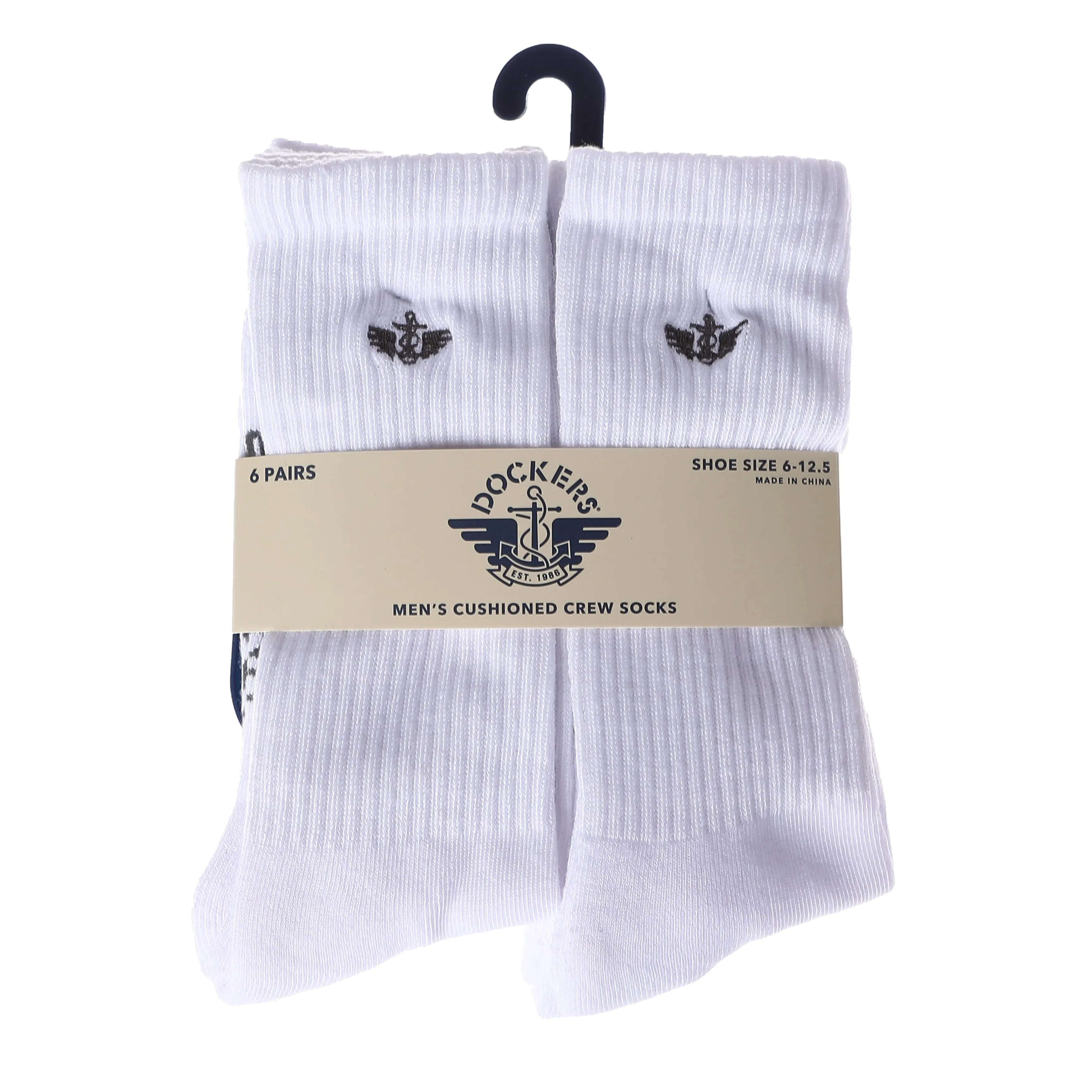 Dockers Men's Performance Socks - 3 and 6 -Pairs Athletic and Dress Crew Socks