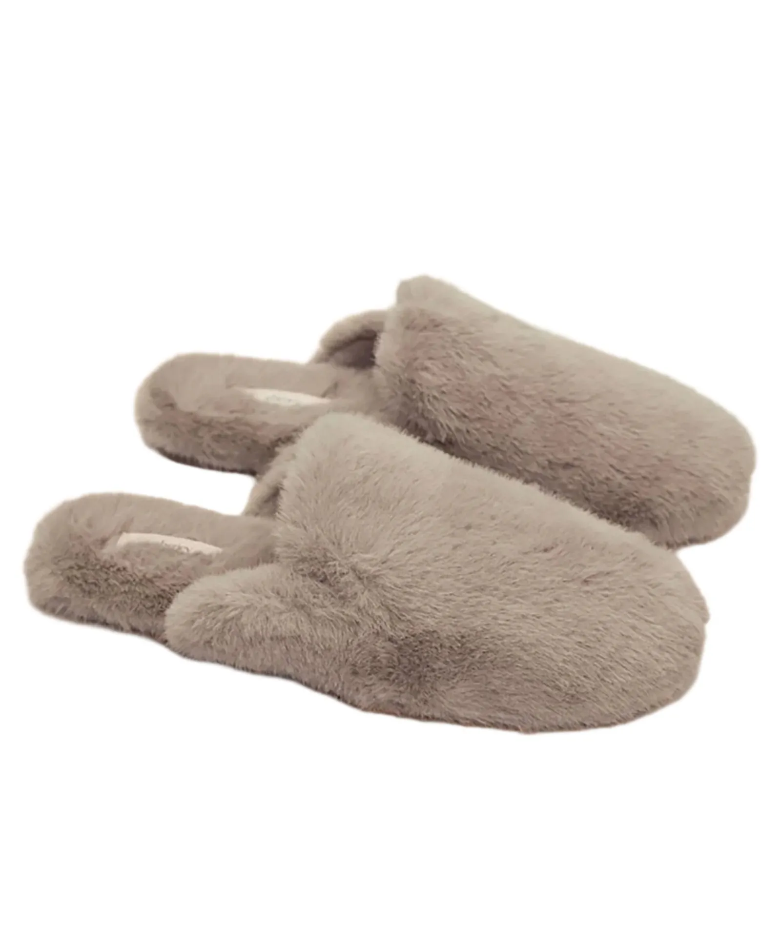 Eberjey Women Plush Mule Slippers Toffee