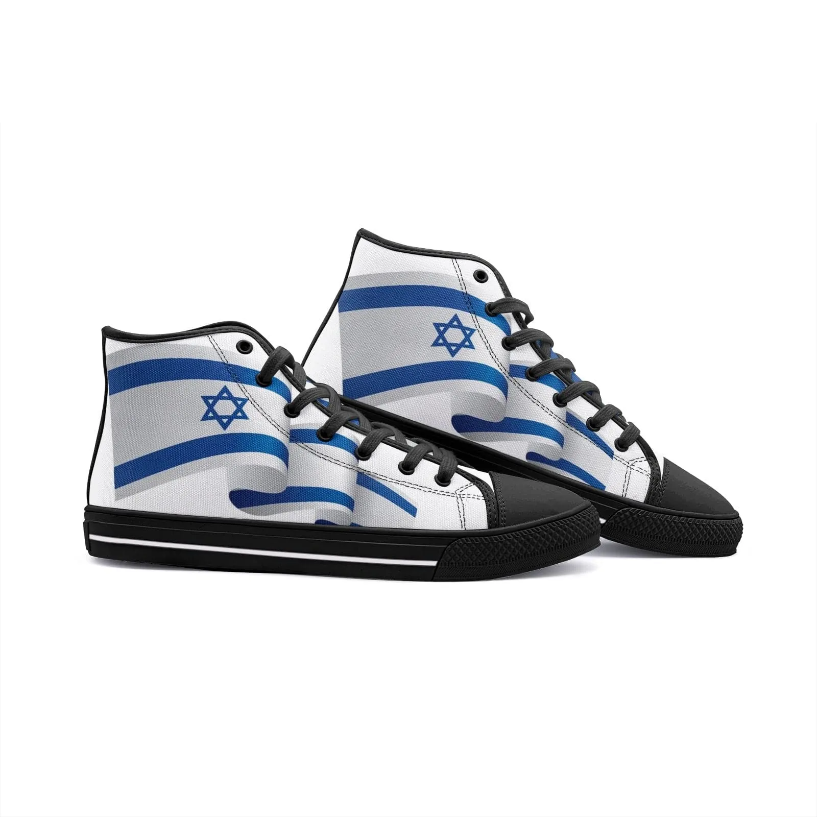 Israel Flag Unisex High Top Runner Shoes