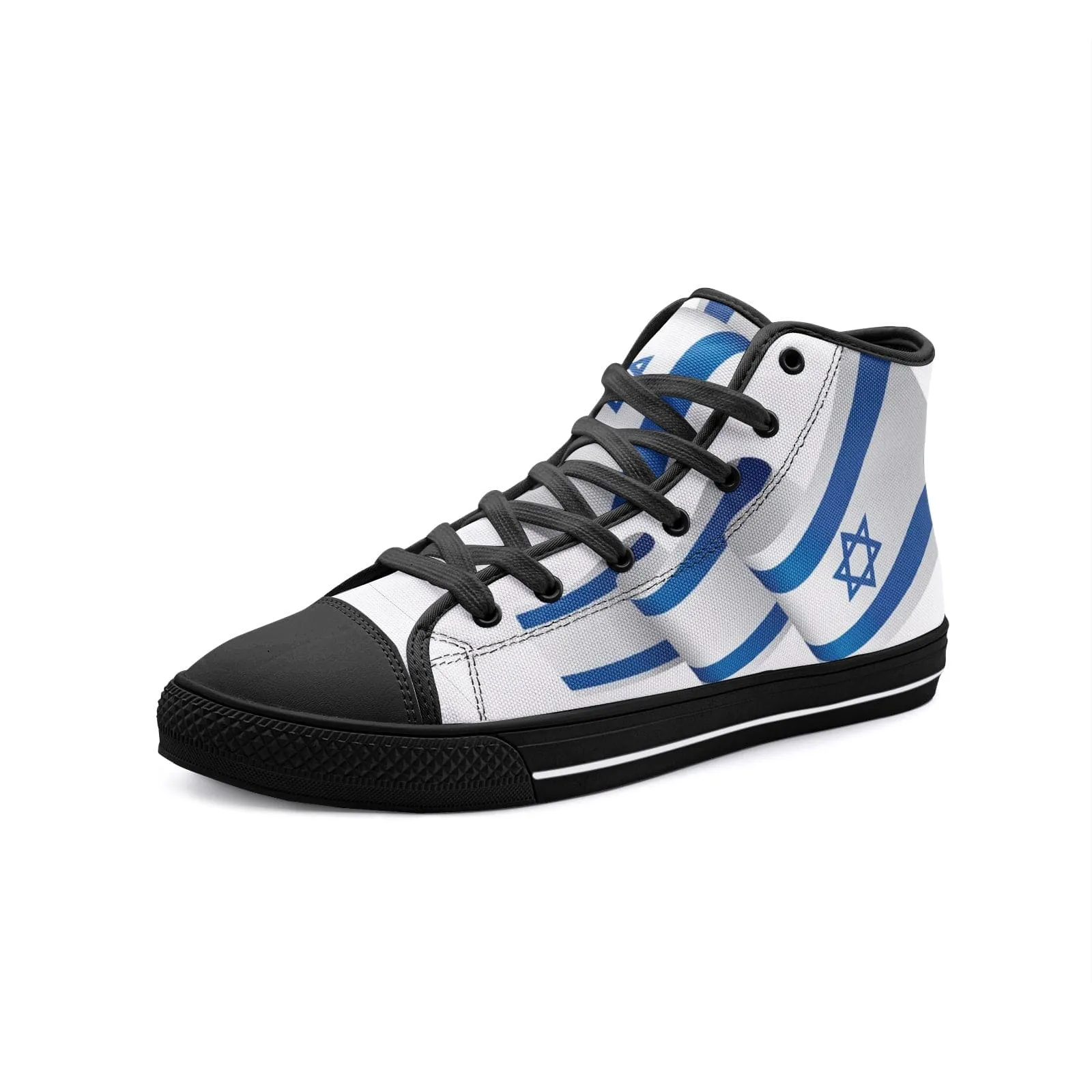 Israel Flag Unisex High Top Runner Shoes