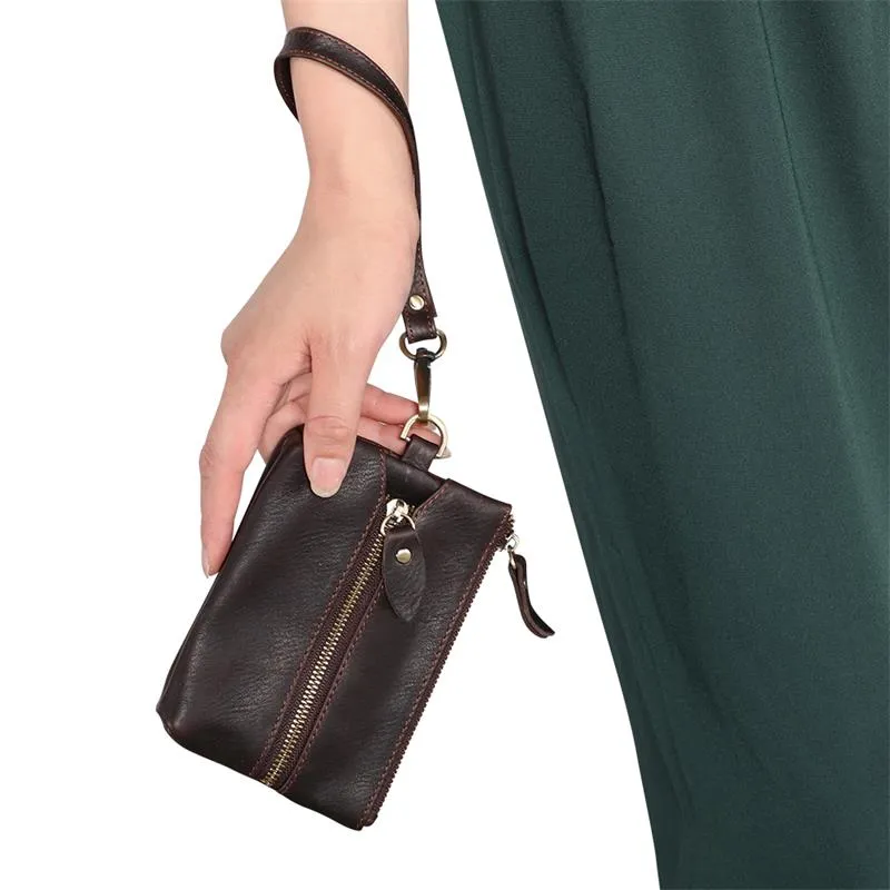 Key Case Leisure Waistband Holding Car Key Case Multifunctional Leather Coin Purse