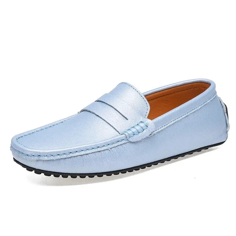 Loafers Shoes Men Fashion Shoes Spring Comfy Men's Flats Moccasins Classic Original Leather Men Casual Shoes