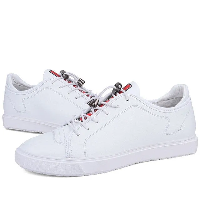 Luxury Real Leather Casual Fashion Trendy Sneakers