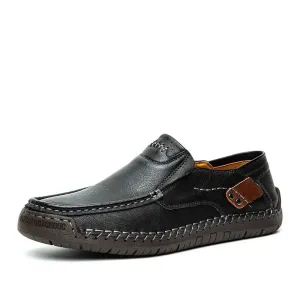 Men Casual Shoes Fashion Genuine Leather Flats Classics Driving Shoes Comfortable Rubber Platform Men Casual Shoes