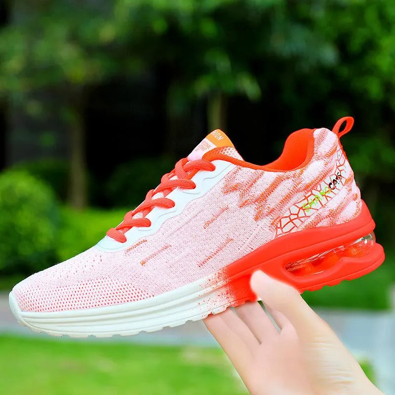 New Air Cushion Sports Large Size Women's Shoes Mesh Breathable Four Seasons Shoes Fashion Running Shoes