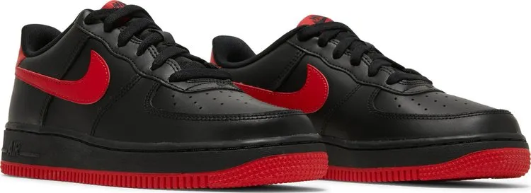 Nike Air Force 1 GS 'Bred', black