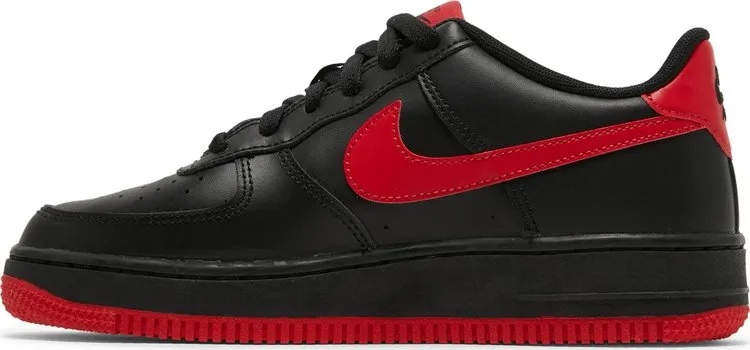 Nike Air Force 1 GS 'Bred', black