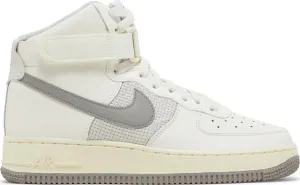 Nike Air Force 1 High Leather GS 'Sail Medium Grey', white