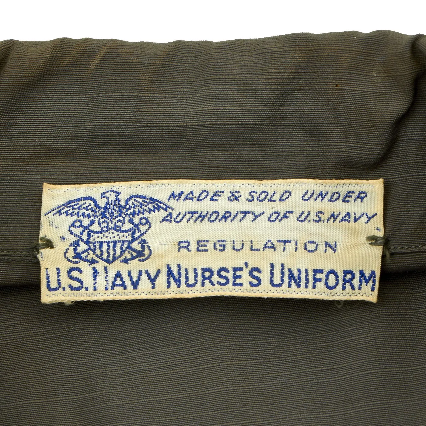 Original U.S. Navy WWII WAVES Reagulation Nurse Uniform Dress