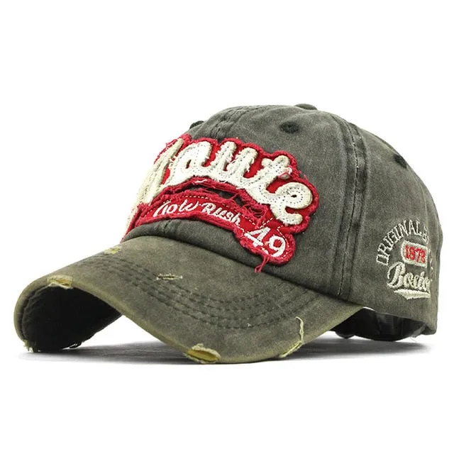 Route Gold Rush 49 Embroidered Baseball Cap