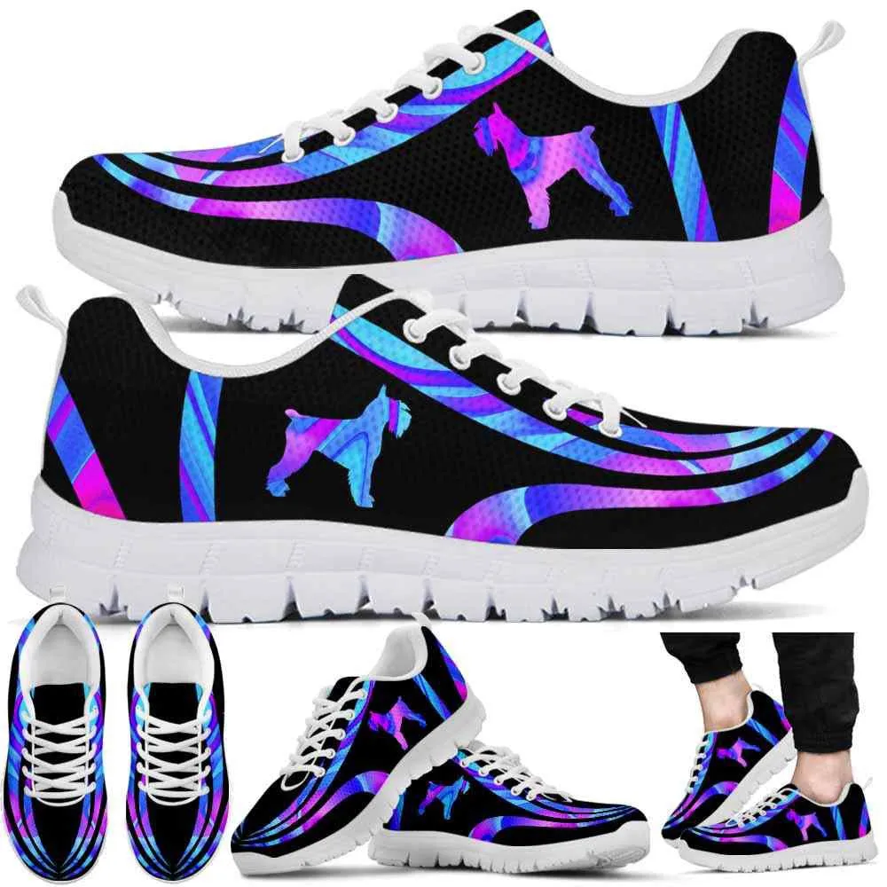 Schnauzer Sneaker, Schnauzer Dog Lovers Sneakers Gym Running Shoes Gift Women Men, Schnauzer Shoes