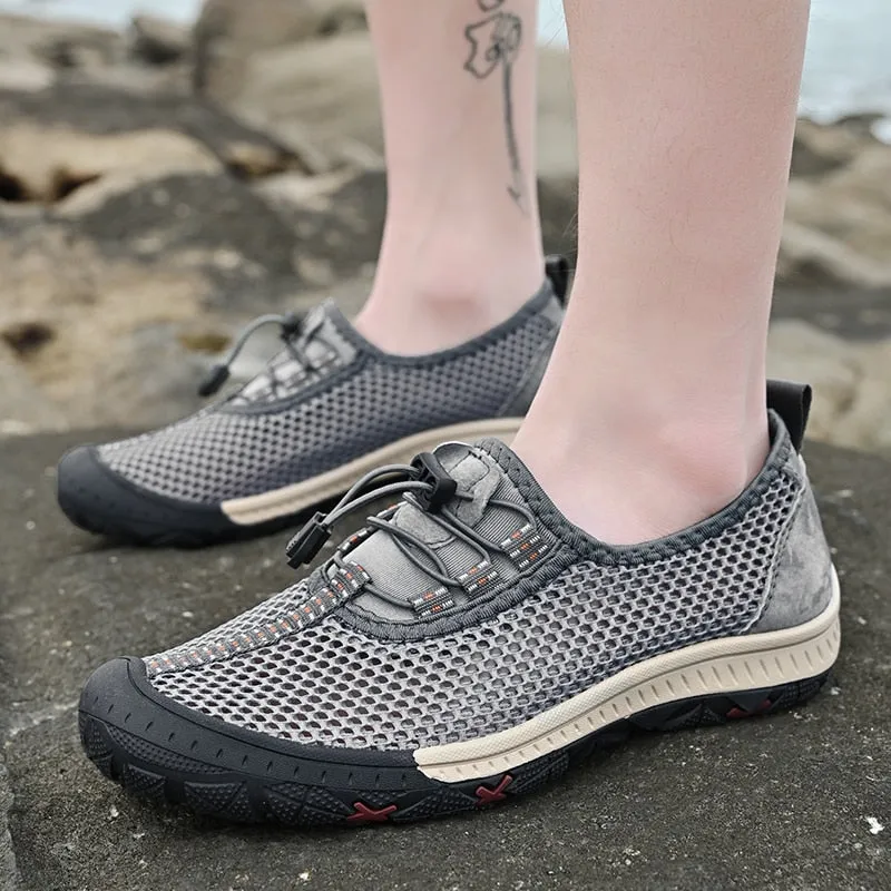 Summer Breathable Men's Casual Shoes Mesh Breathable Man Casual Shoes Fashion Moccasins Lightweight Men Sneakers Zapatos Hombre