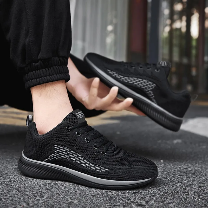 Summer Men's Casual Shoes Designer Men Running Shoes Luxury Motorcycle Sneakers Men Soft Casual Shoes Light Walking Men Sneakers