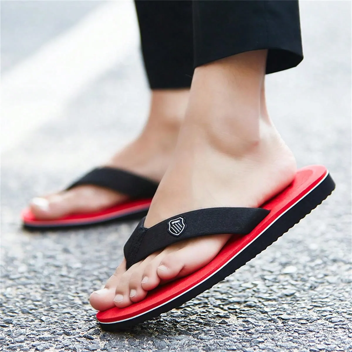 Unisex Flip Flops For Outdoor Activities, Casual, Fashionable, Soft, Comfortable Soles; Men's Slippers And Women's Sandals For Home Use