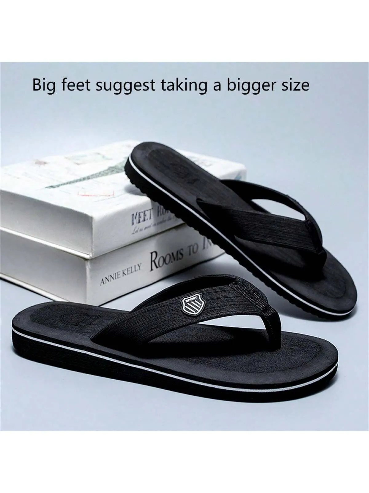 Unisex Flip Flops For Outdoor Activities, Casual, Fashionable, Soft, Comfortable Soles; Men's Slippers And Women's Sandals For Home Use