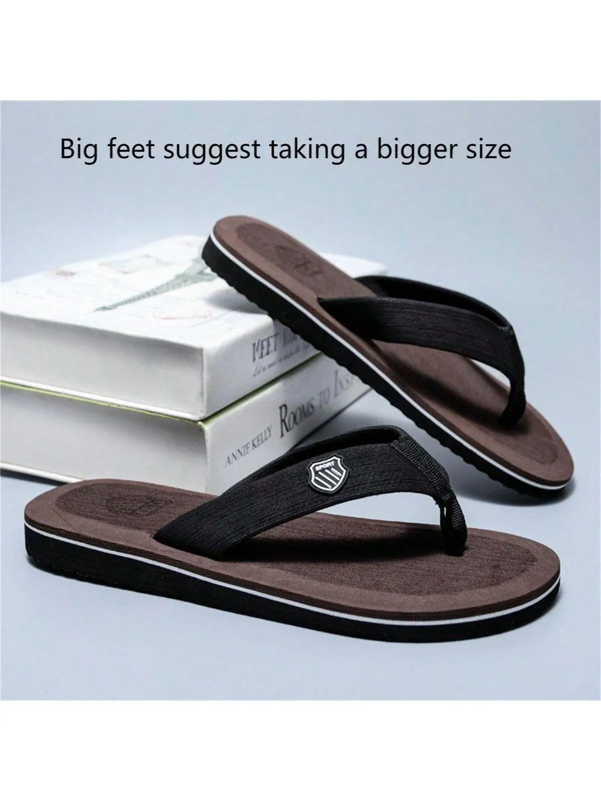 Unisex Flip Flops For Outdoor Activities, Casual, Fashionable, Soft, Comfortable Soles; Men's Slippers And Women's Sandals For Home Use