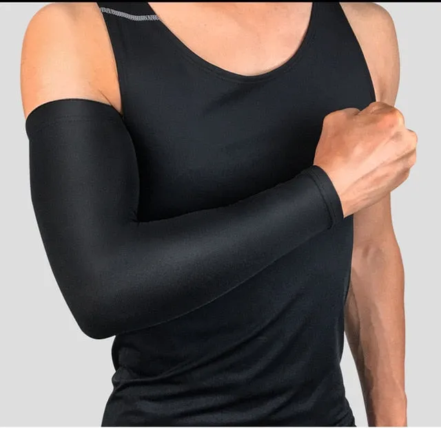 UV Protection Running Arm Sleeves Basketball