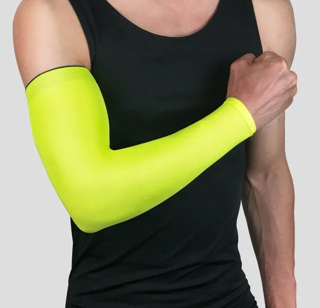 UV Protection Running Arm Sleeves Basketball