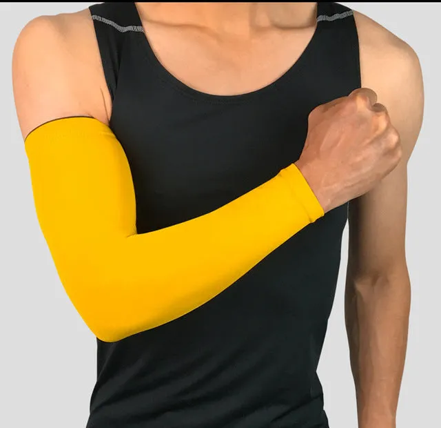 UV Protection Running Arm Sleeves Basketball