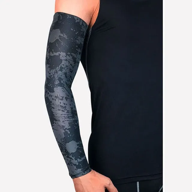 UV Protection Running Arm Sleeves Basketball