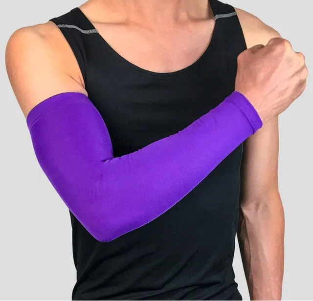 UV Protection Running Arm Sleeves Basketball