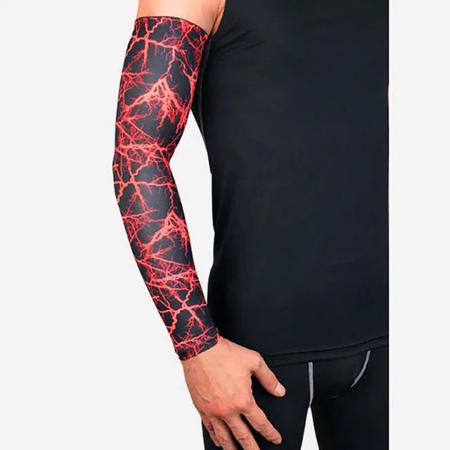 UV Protection Running Arm Sleeves Basketball