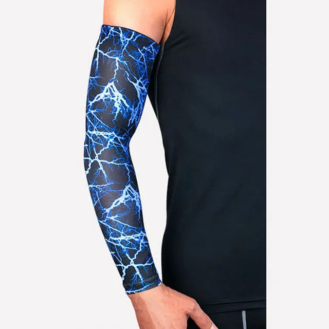 UV Protection Running Arm Sleeves Basketball