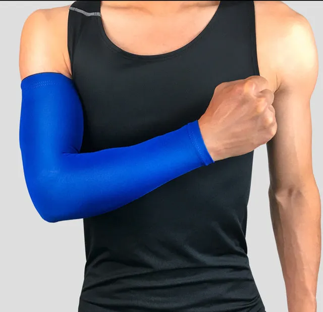 UV Protection Running Arm Sleeves Basketball