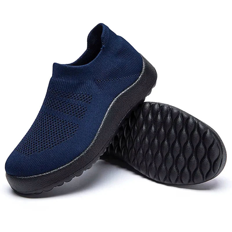 Women Shoes 2024 New Knitting Sock Flat Shoes