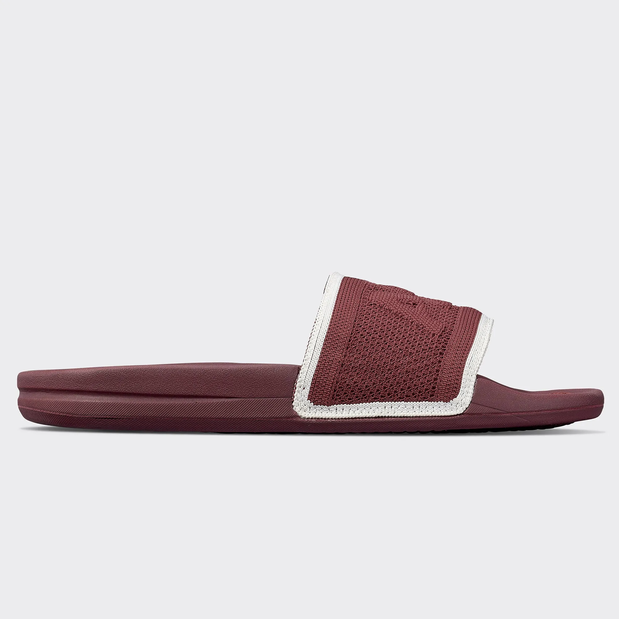 Women's Big Logo TechLoom Slide Burgundy / Ivory